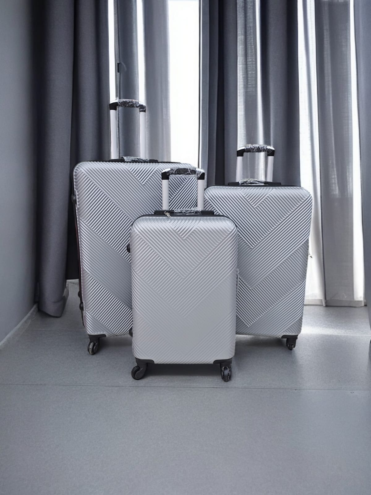 Set de Maletas Platinum Chevron